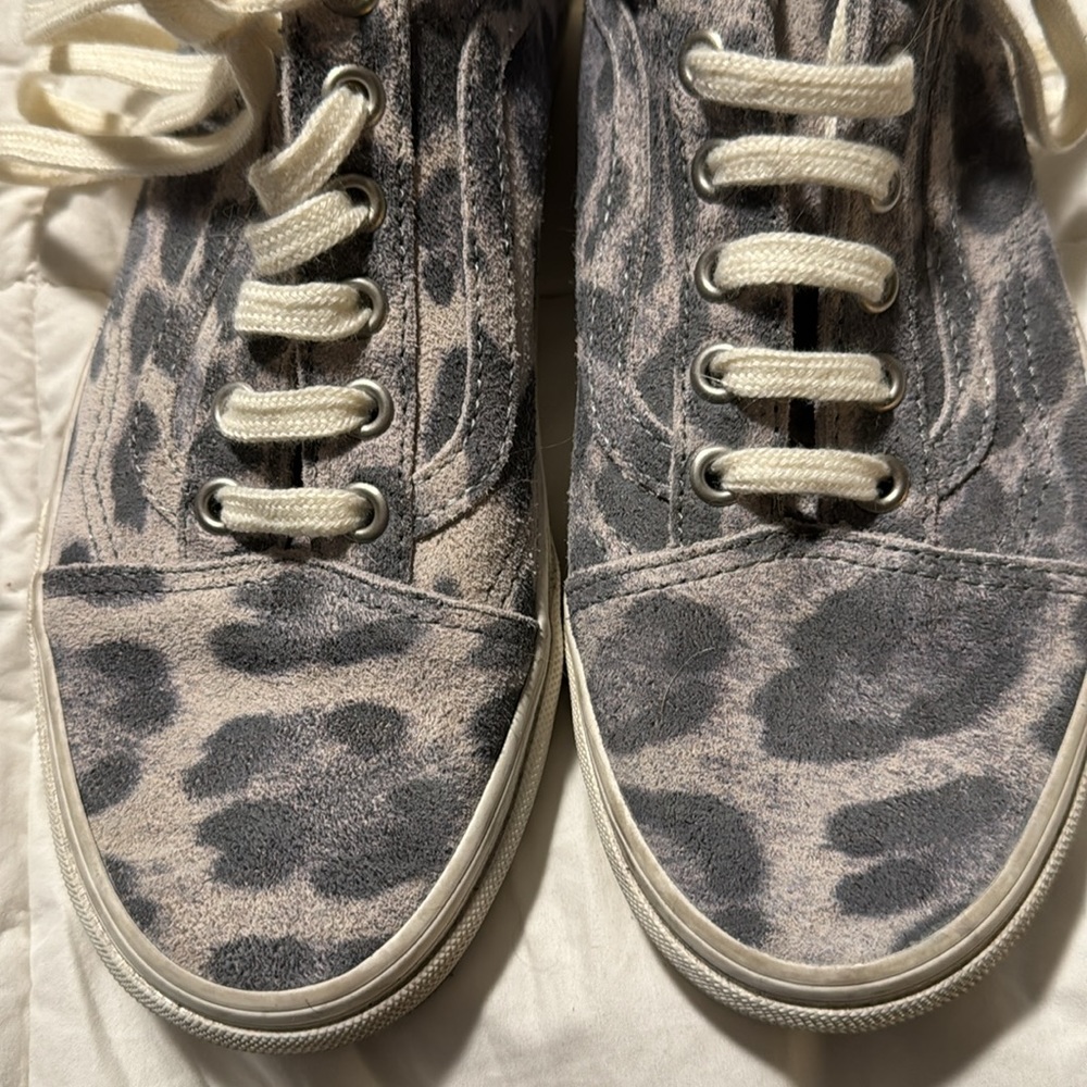 Vans Animal Print Suede lace ups